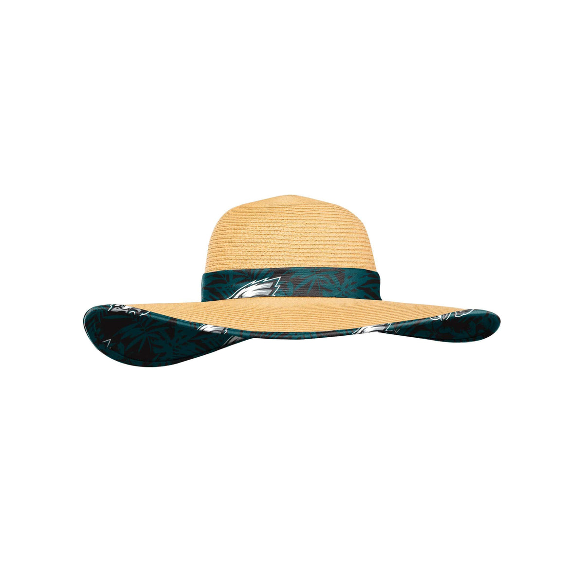 FOCO NFL Womens Floral Straw Hat